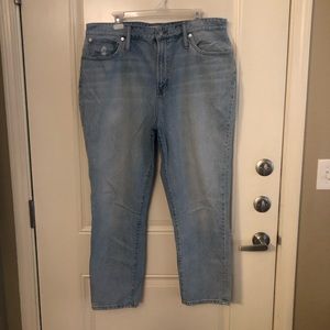 MADEWELL The curvy perfect vintage jeans size 33